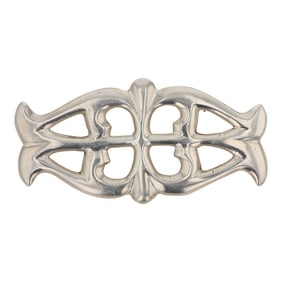 Vintage Navajo Plain Silver Sandcast Pin