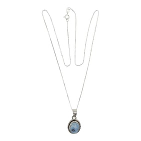 Scott Skeets Navajo Golden Hills Turquoise Pendant