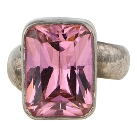Gertrude Zachary Southwest Shop Synthetic Gemstone Adjustable Ring