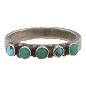Vintage Navajo Turquoise Ring