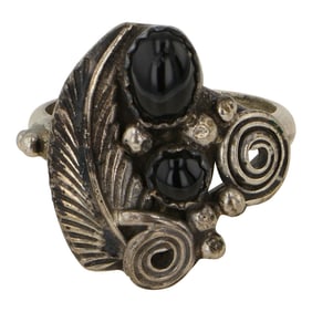 Navajo Black Onyx Ring