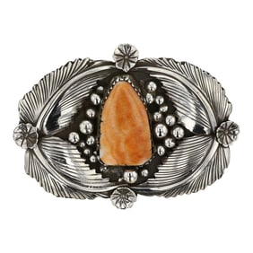 Navajo Spiny Oyster Leaf Work Pin/ Pendant