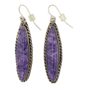 Navajo Charoite Earrings