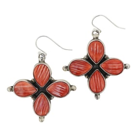 Kathleen Livingston Navajo Spiny Oyster Earrings