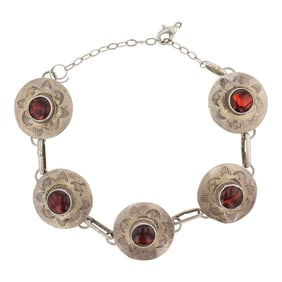 Vintage Navajo Shell Link Bracelet