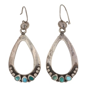 Vintage Navajo Turquoise Earrings