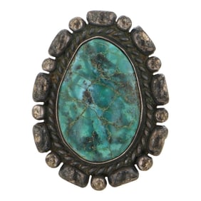 Vintage Navajo Turquoise Ring