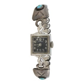 Vintage Navajo Turquoise Watch bracelet