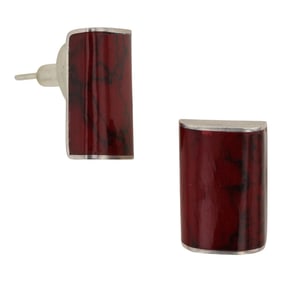Vintage Taxco Jasper Earrings