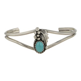Navajo Compitos Turquoise Bracelet