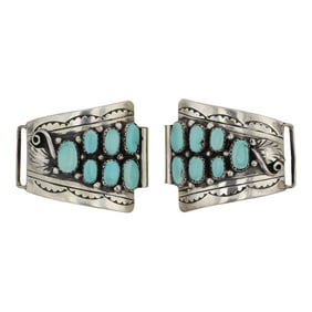 Navajo Compitos Turquoise Watch Tips