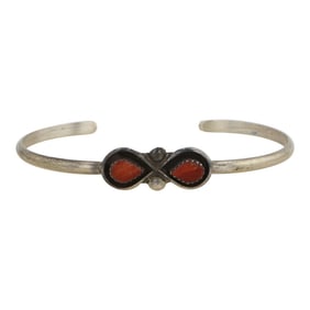 Vintage Zuni Mediterranean Coral bracelet