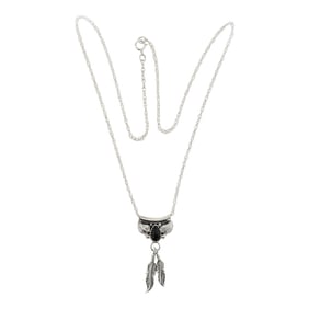RB Navajo Black Onyx Necklace