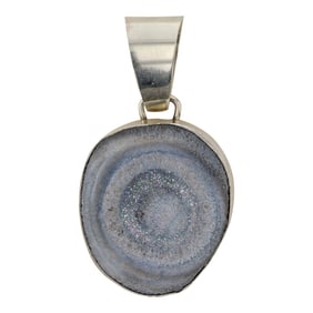 Darrin Livingston Navajo Druzy Quartz Pendant