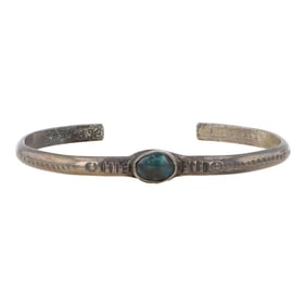 Vintage Navajo Nevada Turquoise Bracelet