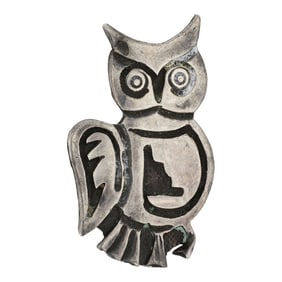 Vintage Navajo Owl Pin