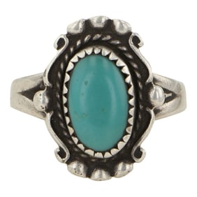 Vintage Bell Trading Post Turquoise Ring