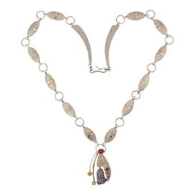 Jack Tom Award Winning Master Navajo Artist & Jewelry Known For intricate Contemporary Designed 14k