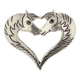 Lee Charley Navajo Horse Pin