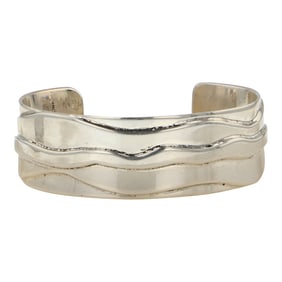 Abraham Peina Well Known Contemporary Zuni Artist Cuff Bracelet