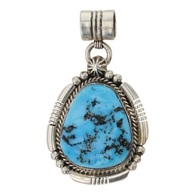 RB Navajo Sleeping Beauty Turquoise Pendant