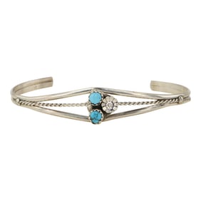 Navajo Kingman Turquoise Bracelet