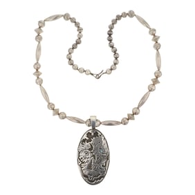 Steven Charley Navajo Turquoise Necklace