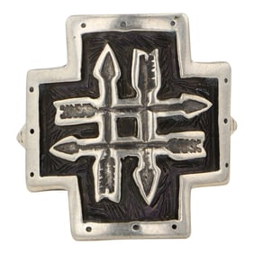 Navajo Arrows Zia Symbol Ring