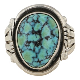 Navajo Turquoise Mountain Turquoise Ring
