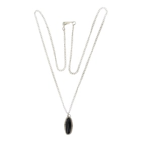 Navajo Black Onyx Necklace
