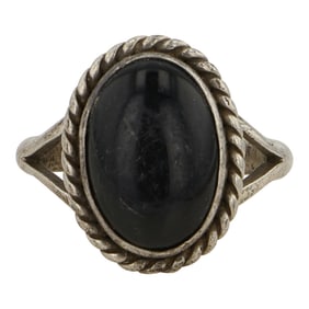 Navajo Black Onyx Ring