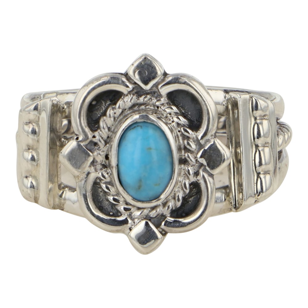 RB Navajo Kingman Turquoise Ring (1 of 3)