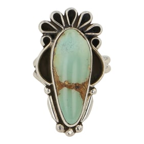 Navajo Royston Turquoise Adjustable Ring