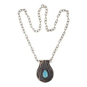 Hopi Kingman Turquoise Necklace