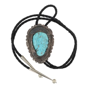 Wayne & Virginia Quam Zuni (Wayne 1942-2006) Vintage Important Zuni Artist Sleeping Beauty Turquoise