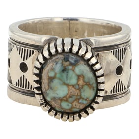 Navajo Nevada Turquoise Ring