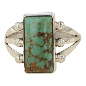 RB Navajo Menassa Turquoise Ring