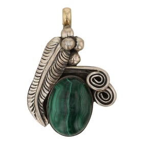 Santo Domingo Malachite Pendant