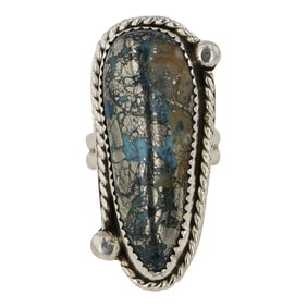 Navajo Compitos Turquoise Ring