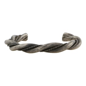 Vintage Navajo Twisted Wires Heavy Cuff Bracelet