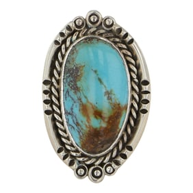 Navajo Menassa Turquoise Ring