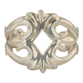 Vintage Navajo Heavy Plain Silver Sandcast Bracelet