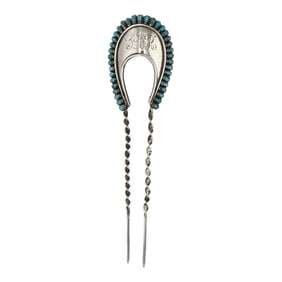Navajo Turquoise Hair Barrette