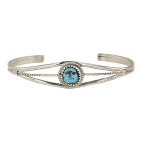 Navajo Kingman Turquoise Bracelet