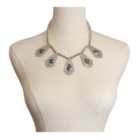 Harold Joe (1975-2025) Spiderweb Turquoise Necklace