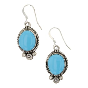 Navajo Kingman Turquoise Earrings