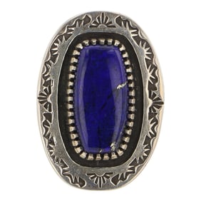 Byron McCurtain Award Winning Kiowa Artist Lapis Ring