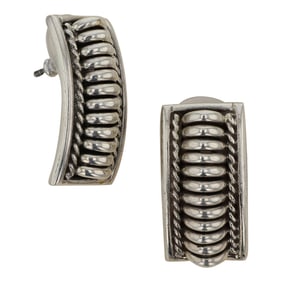 Navajo Half Round Earrings