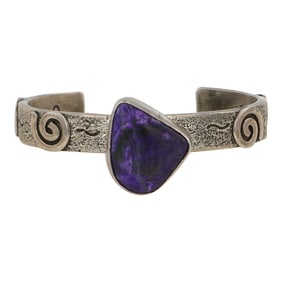 Jimmy Emerson Navajo Charoite Small Size Bracelet