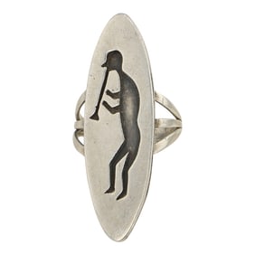 Vintage Navajo Plain Silver Ring